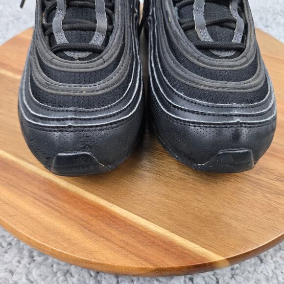 Nike Kid 6.5y Air Max 97 GS Triple Black Casual Lifestyle Daily Athletic Sneaker - Picture 6 of 13